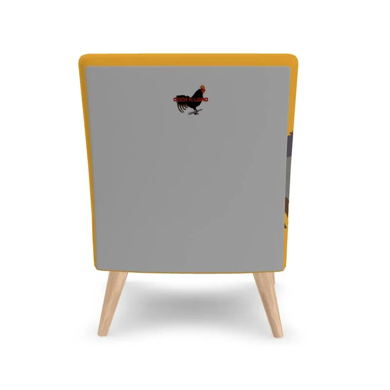 #501 cocknload modern chair rooster print