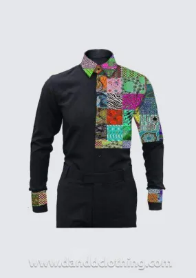 African Black Shirt Patches Paris