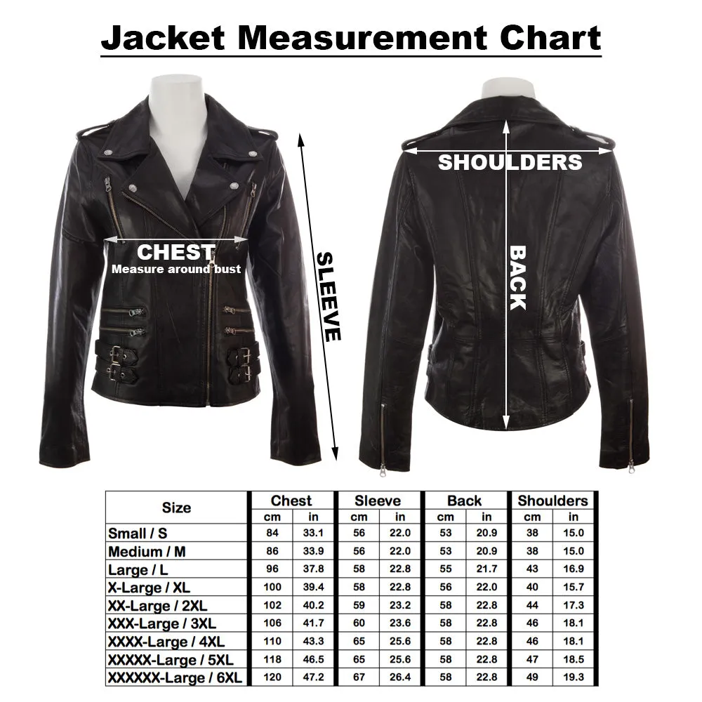 AGSM Women's Biker Jacket - Papaya