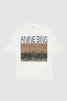 Anine Bing Cade Tee Mushrooms in Off White