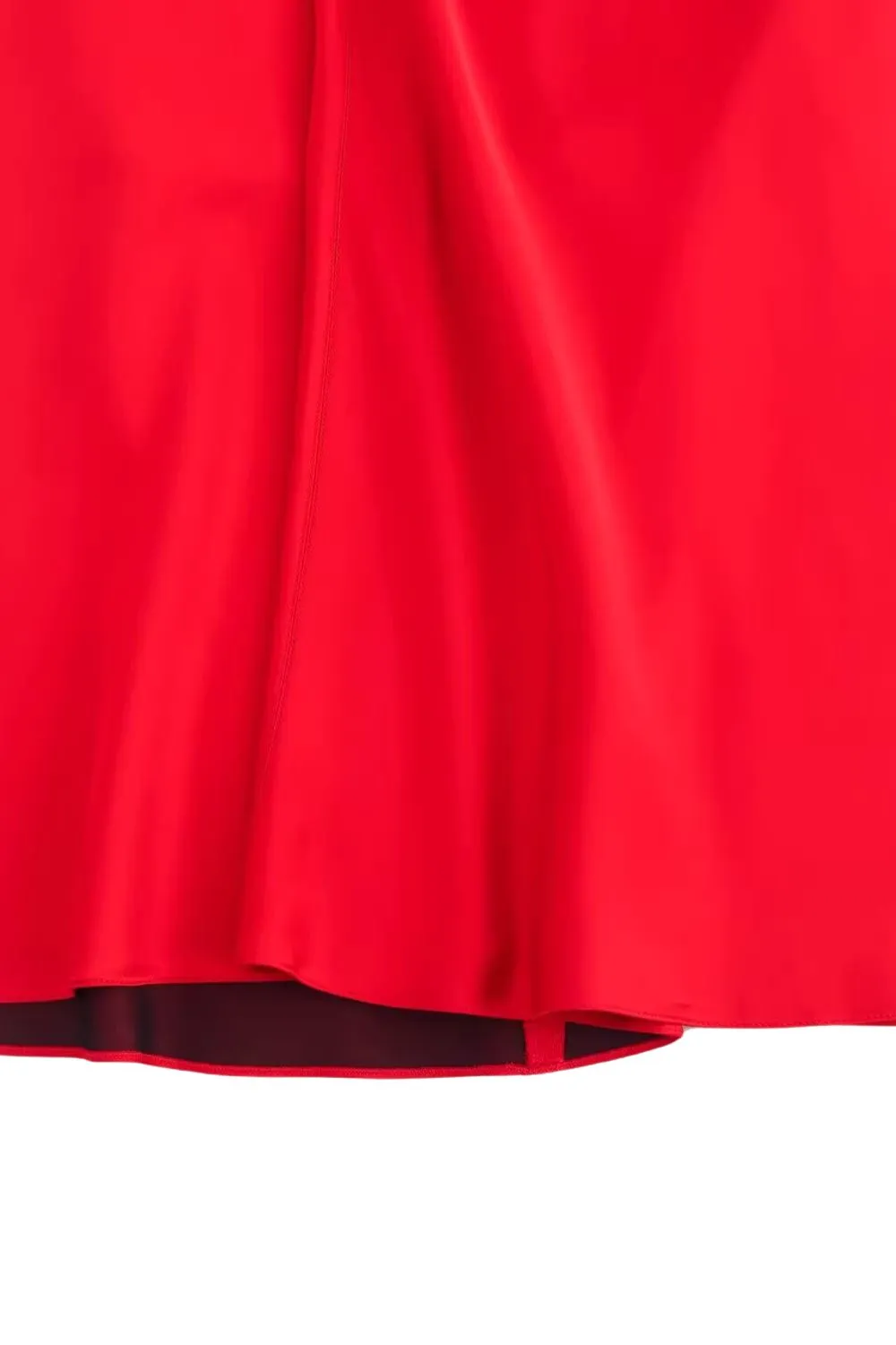'Aria' Sleek Satin Sleeveless Dress