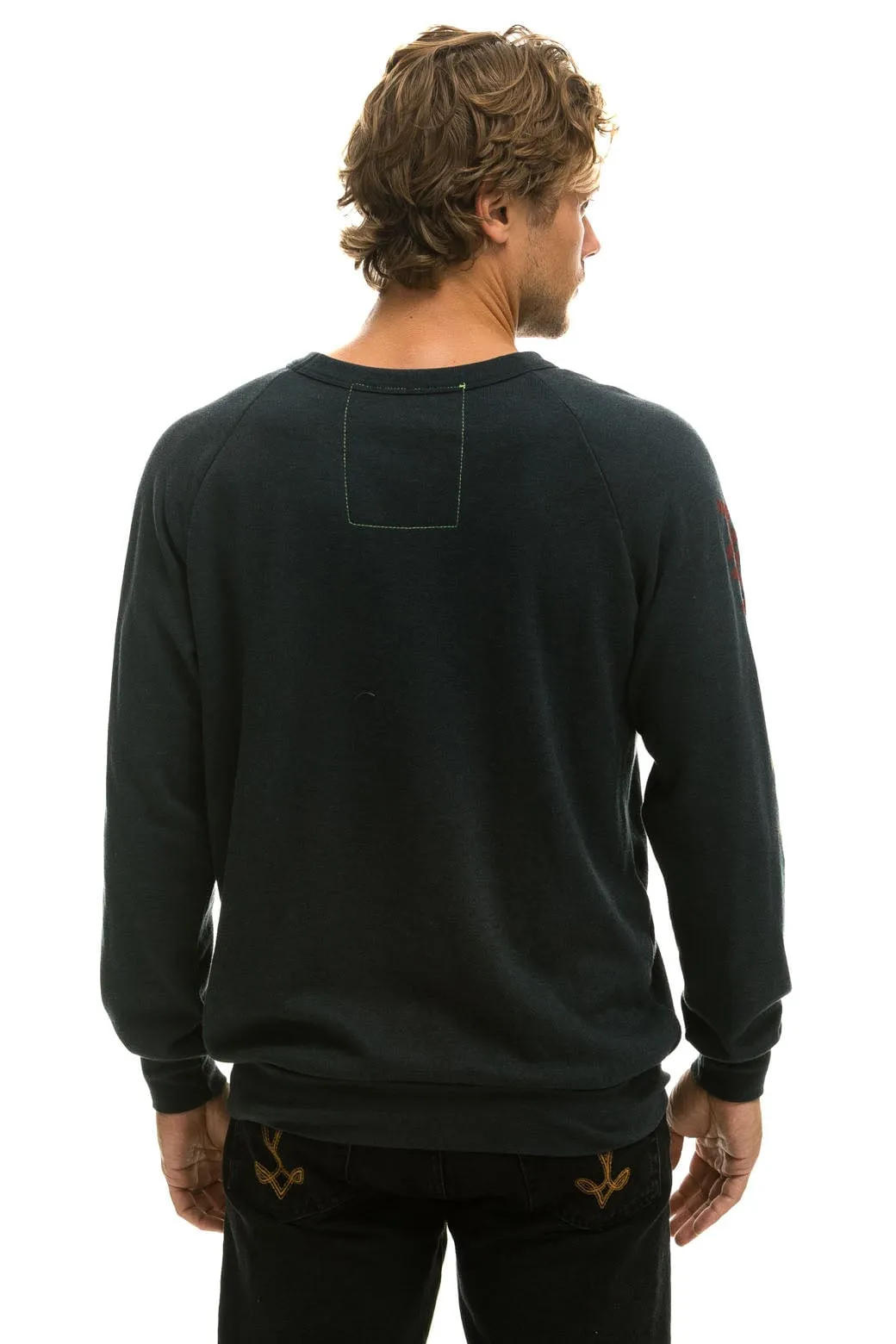 AVIATOR NATION HAIGHT ASHBURY SWEATSHIRT - CHARCOAL