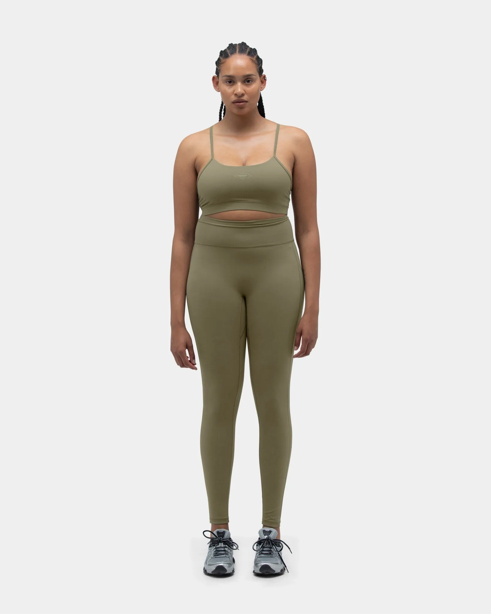 Active Womens Tights in Stone Gray for Bambi.