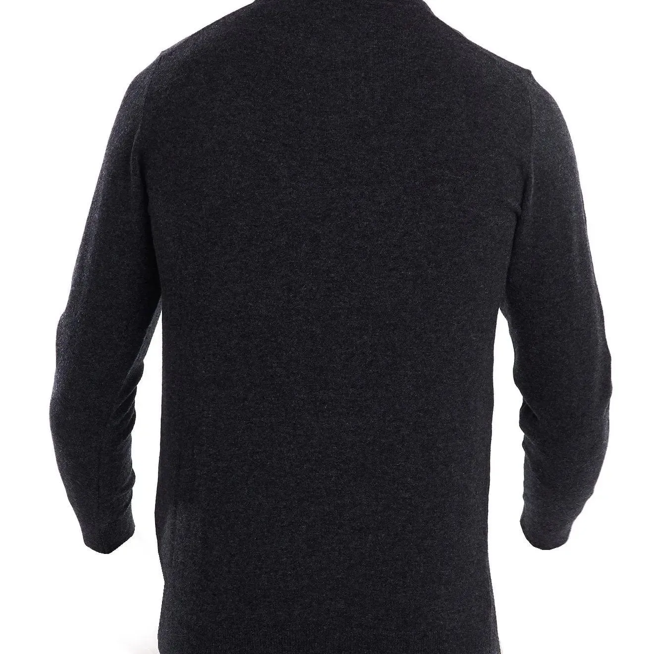 Barbour Essential Lambswool Crew Neck Charcoal
