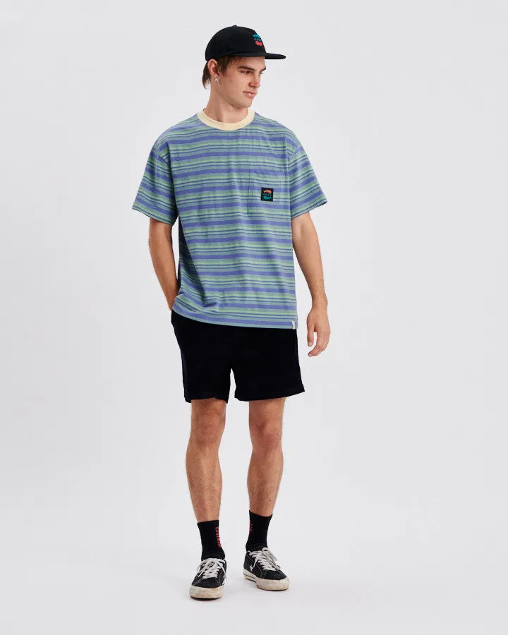 Boneyard Yarn Dye Tee - Blueberry