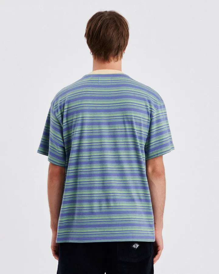 Boneyard Yarn Dye Tee - Blueberry