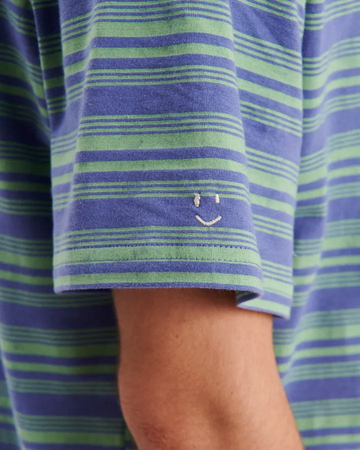 Boneyard Yarn Dye Tee - Blueberry