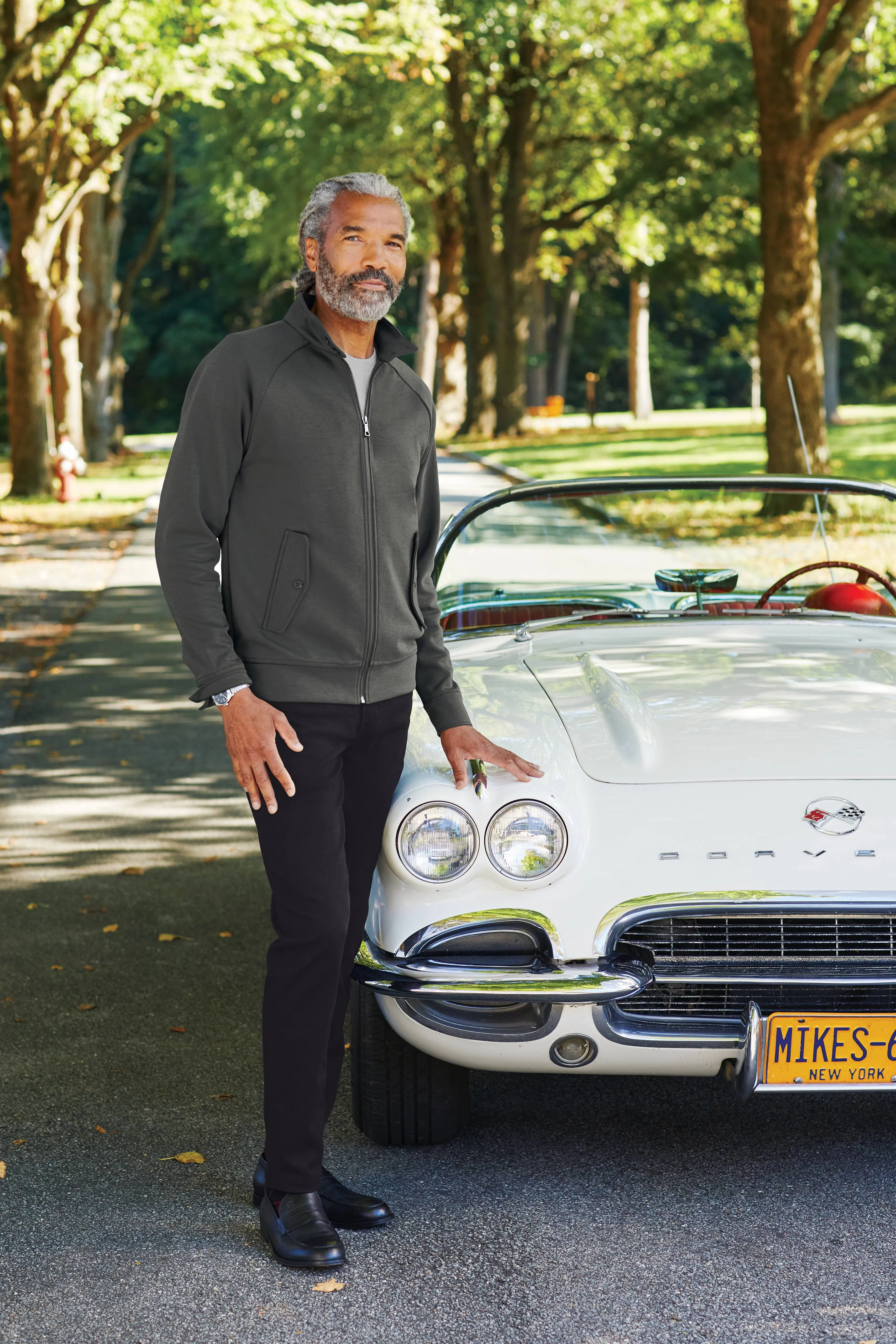 Brooks Brothers Double-Knit Full-Zip