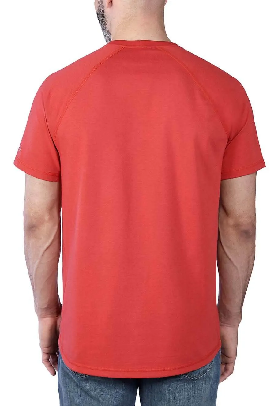 Carhartt&#x20;Work&#x20;T-shirt&#x20;Force&#x20;Fast&#x20;Dry&#x20;104616&#x20;-&#x20;Red&#x20;R84