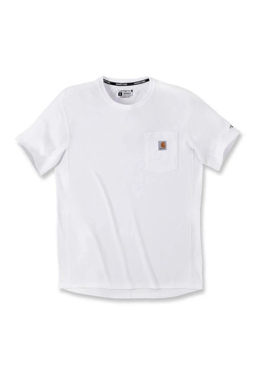 Carhartt&#x20;Work&#x20;T-shirt&#x20;Force&#x20;Fast&#x20;Dry&#x20;104616&#x20;-&#x20;White