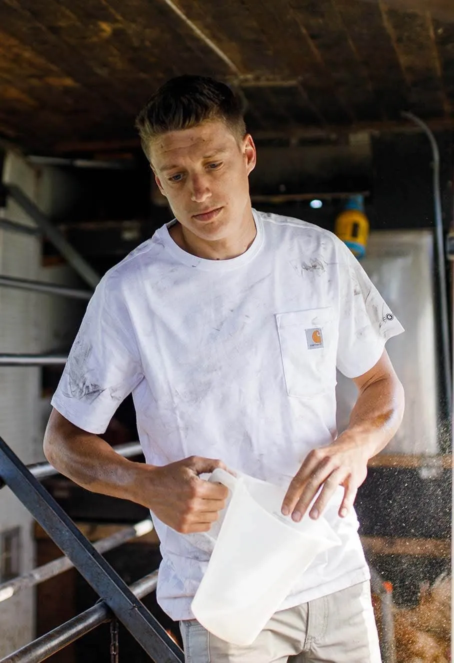 Carhartt&#x20;Work&#x20;T-shirt&#x20;Force&#x20;Fast&#x20;Dry&#x20;104616&#x20;-&#x20;White