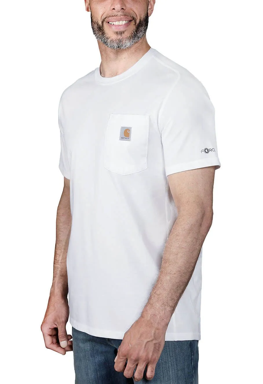 Carhartt&#x20;Work&#x20;T-shirt&#x20;Force&#x20;Fast&#x20;Dry&#x20;104616&#x20;-&#x20;White
