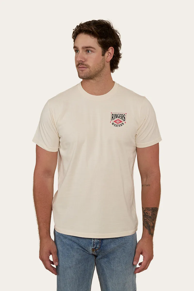 Conondale Mens Loose Fit T-Shirt - Off White