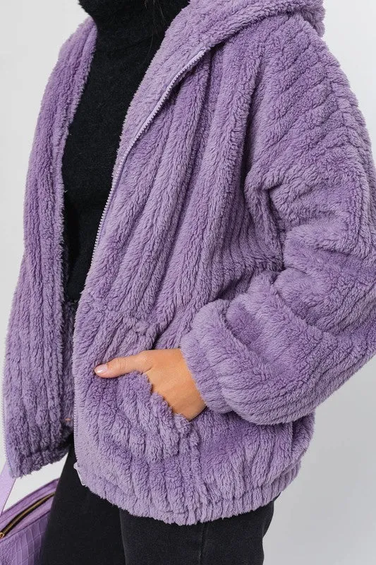 Cozy Warm Stylish Oversized Fleece Hoodie Jacket
