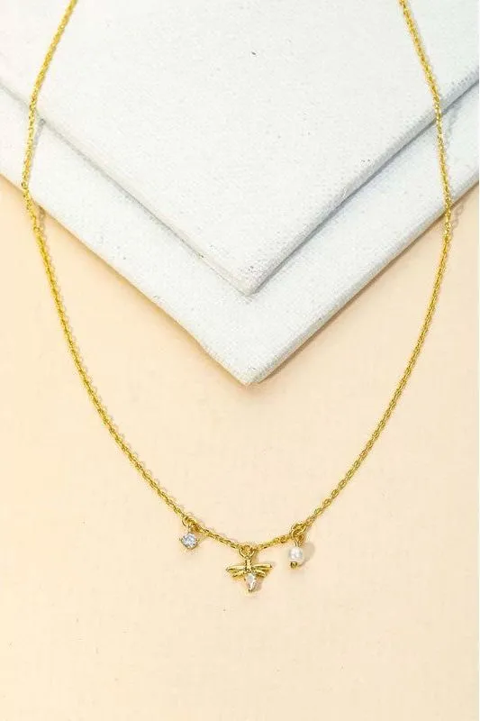 Dainty Bee Necklace