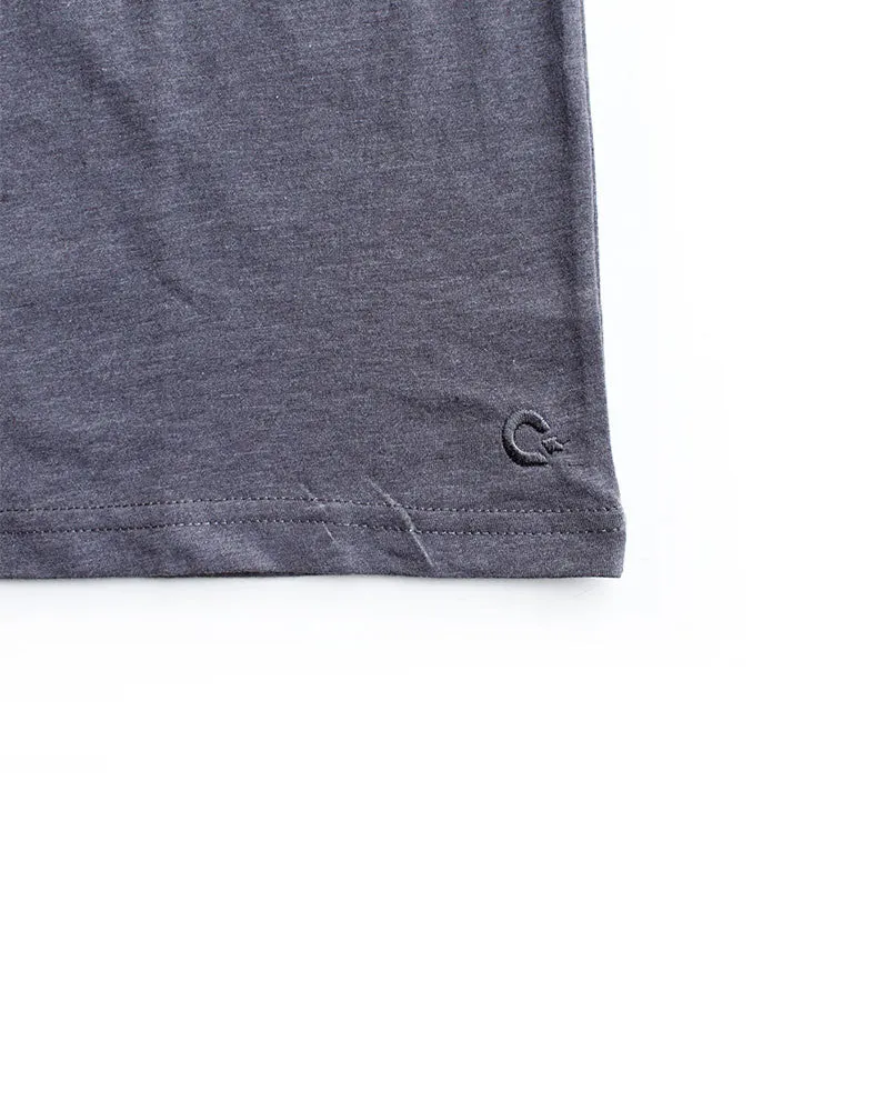Deck Logo Premium Tee - Charcoal Grey