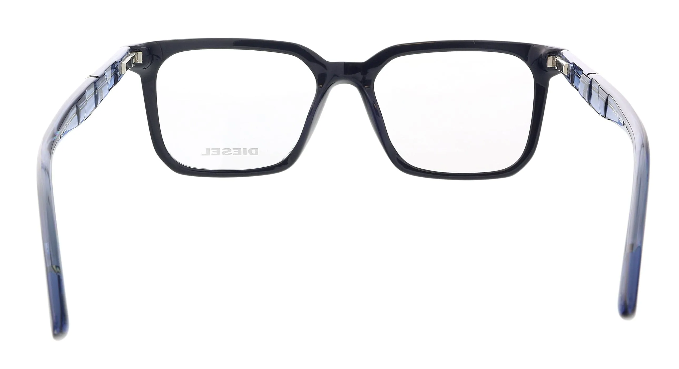 Diesel DL5276 Shiny Blue Square Eyeglasses