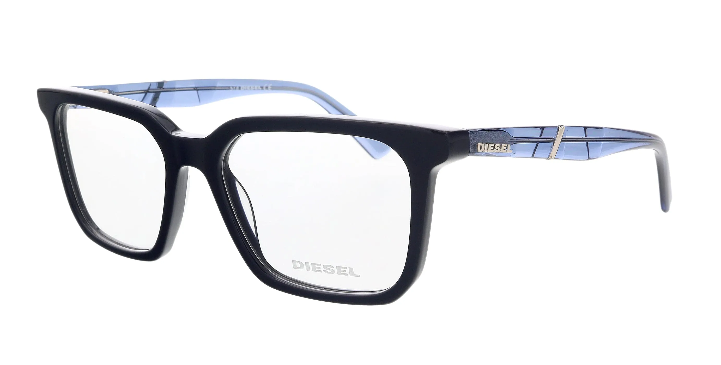 Diesel DL5276 Shiny Blue Square Eyeglasses