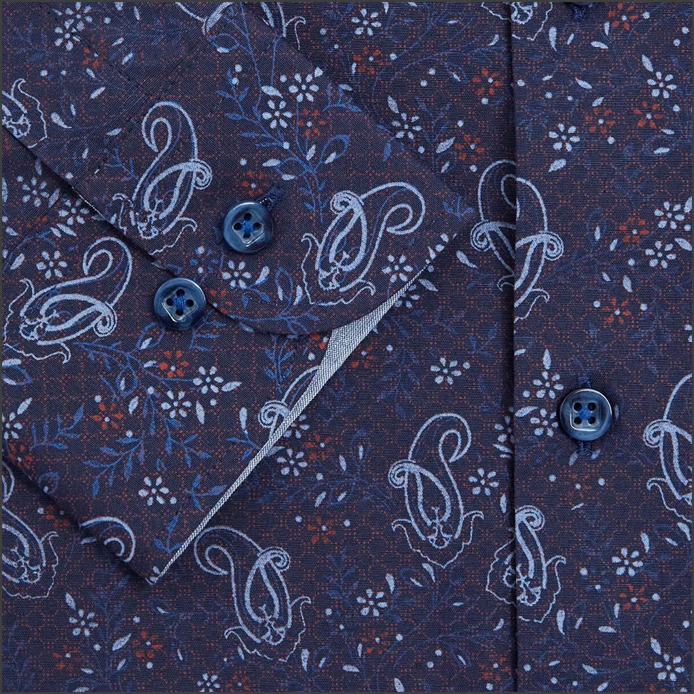 Drifter Geneva  Navy Wine Pattern^