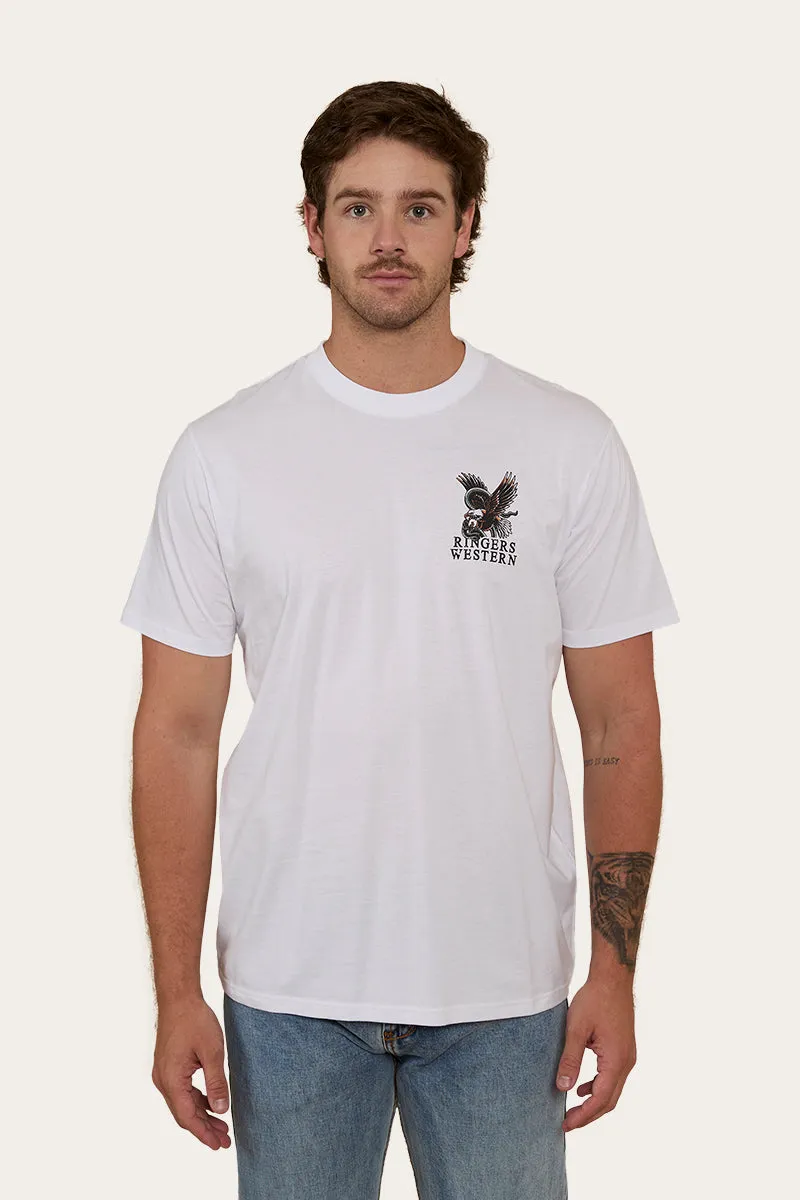 Eyrie Mens Loose Fit T-Shirt - White