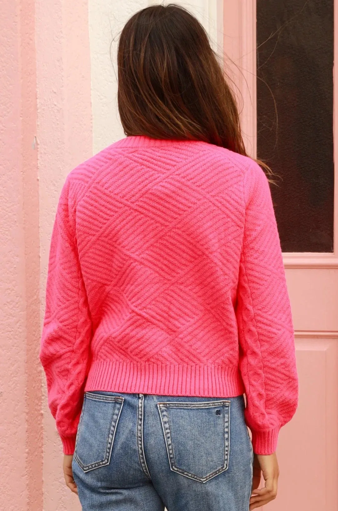 FAITH KNIT PINK