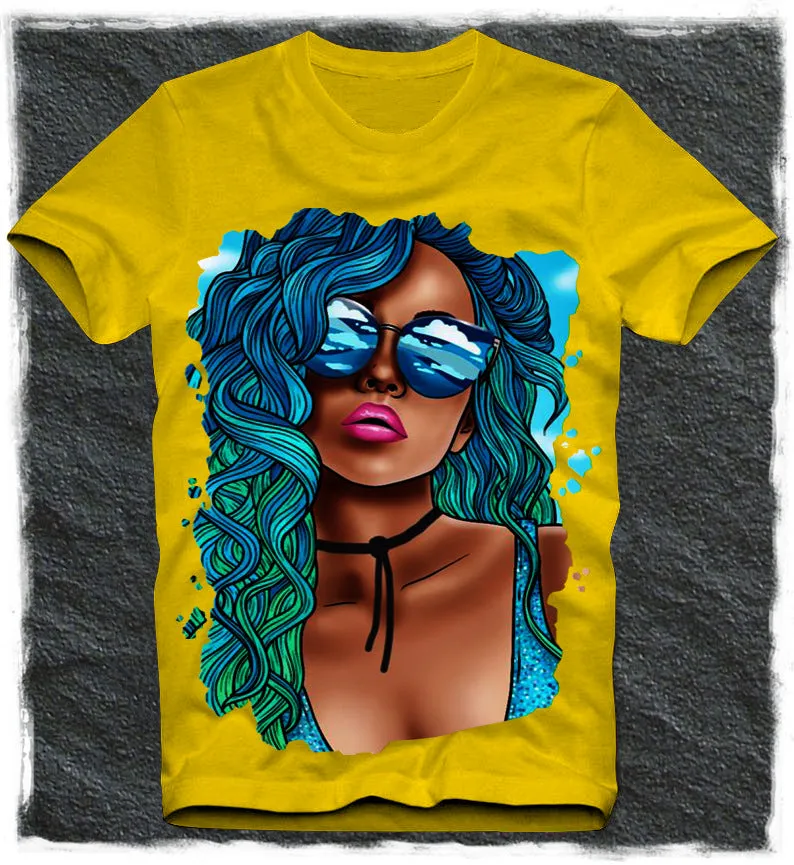 Fashion printing short-sleeved T-shirt