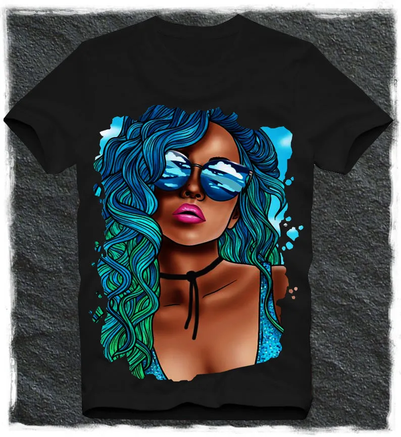 Fashion printing short-sleeved T-shirt