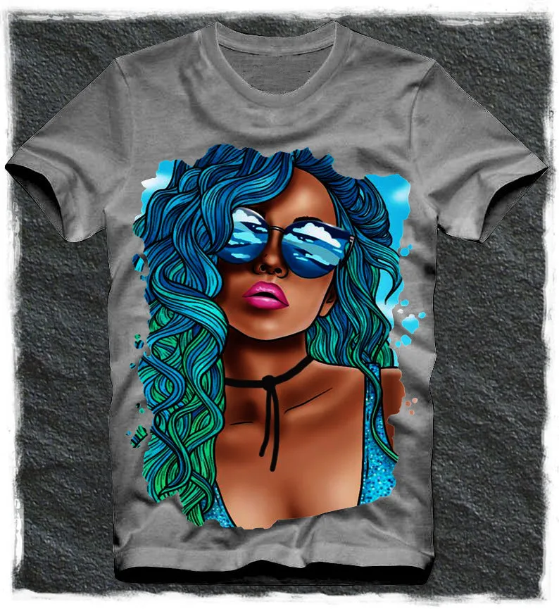 Fashion printing short-sleeved T-shirt