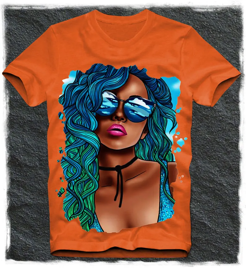 Fashion printing short-sleeved T-shirt