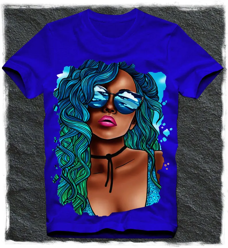 Fashion printing short-sleeved T-shirt