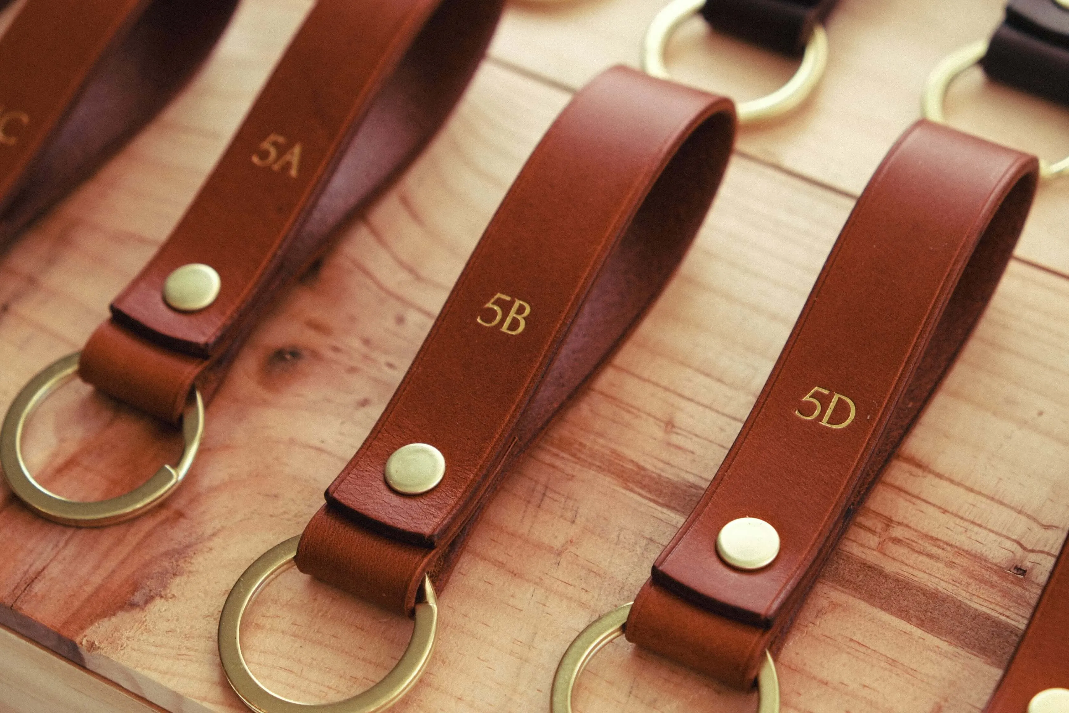 'FLORIS' KEY CHAIN WITH MONOGRAMS