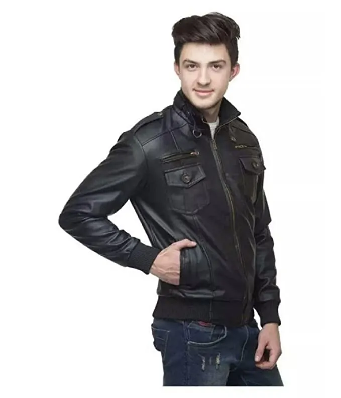 Garmadian Men's Plain / Solid Regular Jacket