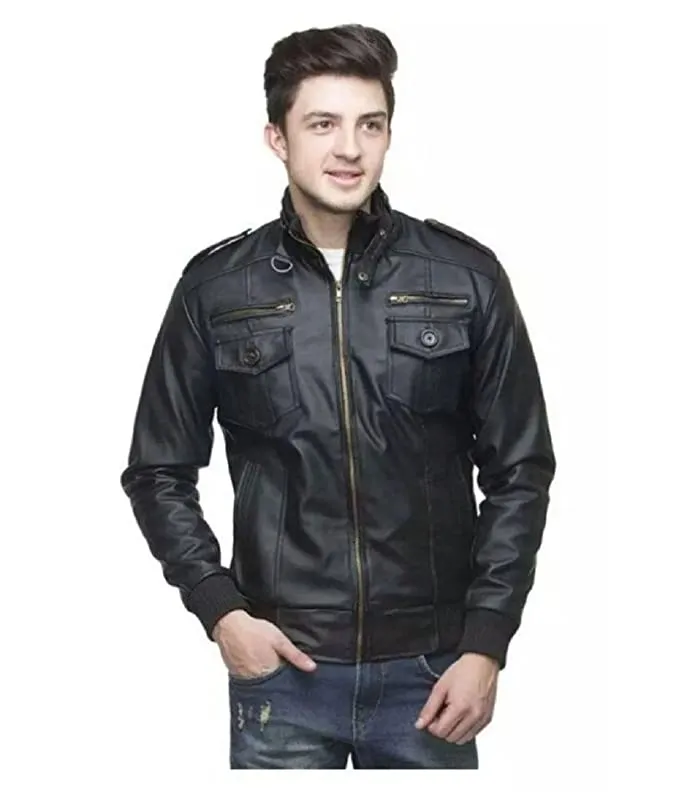 Garmadian Men's Plain / Solid Regular Jacket
