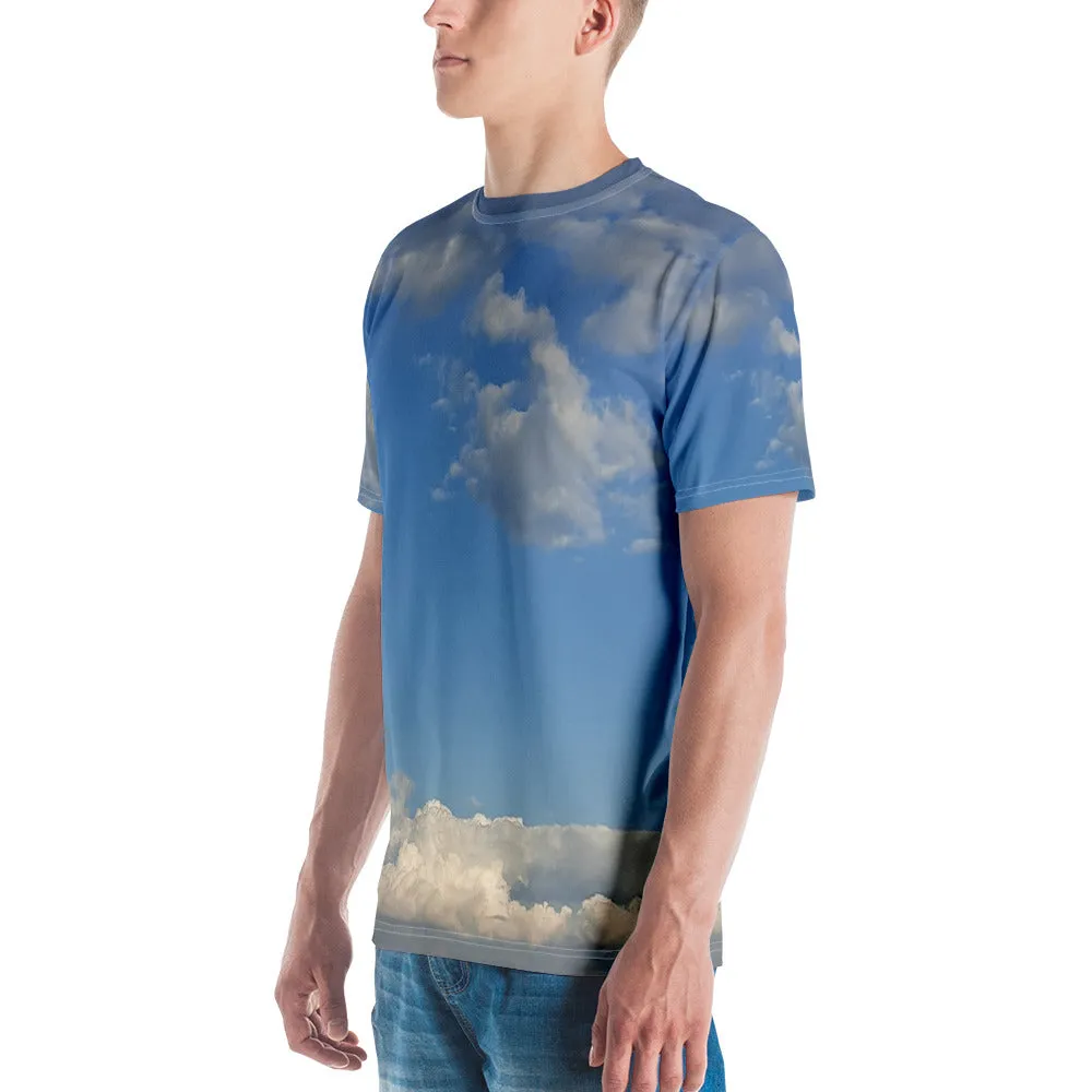 GG - Men's crew neck t-shirt - Clouds &  Blue sky