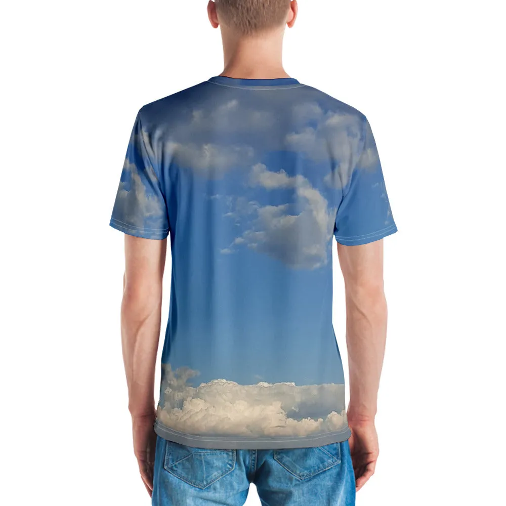 GG - Men's crew neck t-shirt - Clouds &  Blue sky