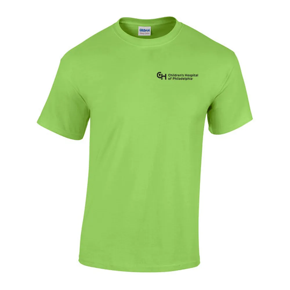 Gildan Adult Heavy Cotton 5.3 oz Bright Color T-Shirt With Black CHOP Logo