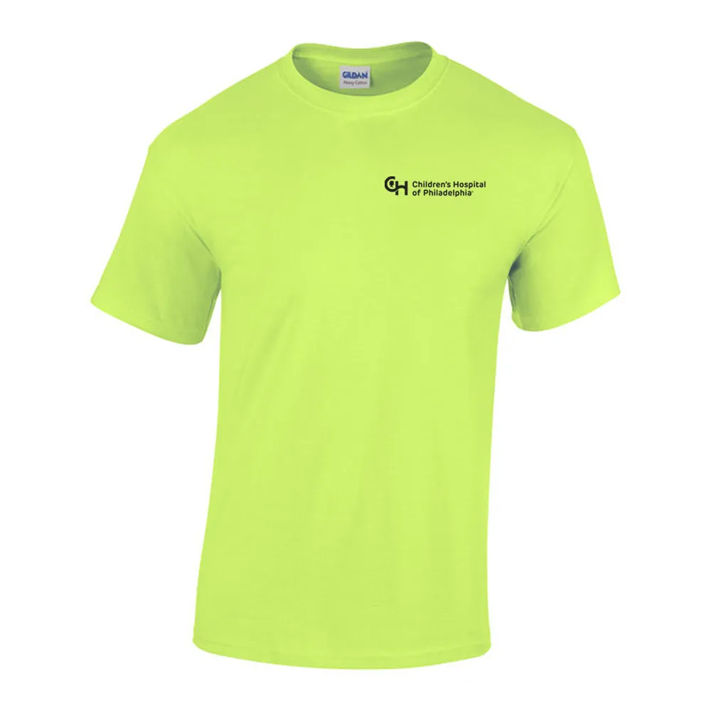 Gildan Adult Heavy Cotton 5.3 oz Bright Color T-Shirt With Black CHOP Logo