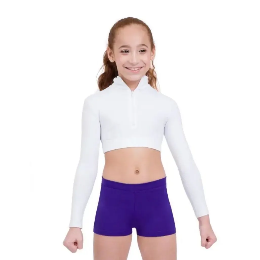 Girl's Turtleneck Crop Top