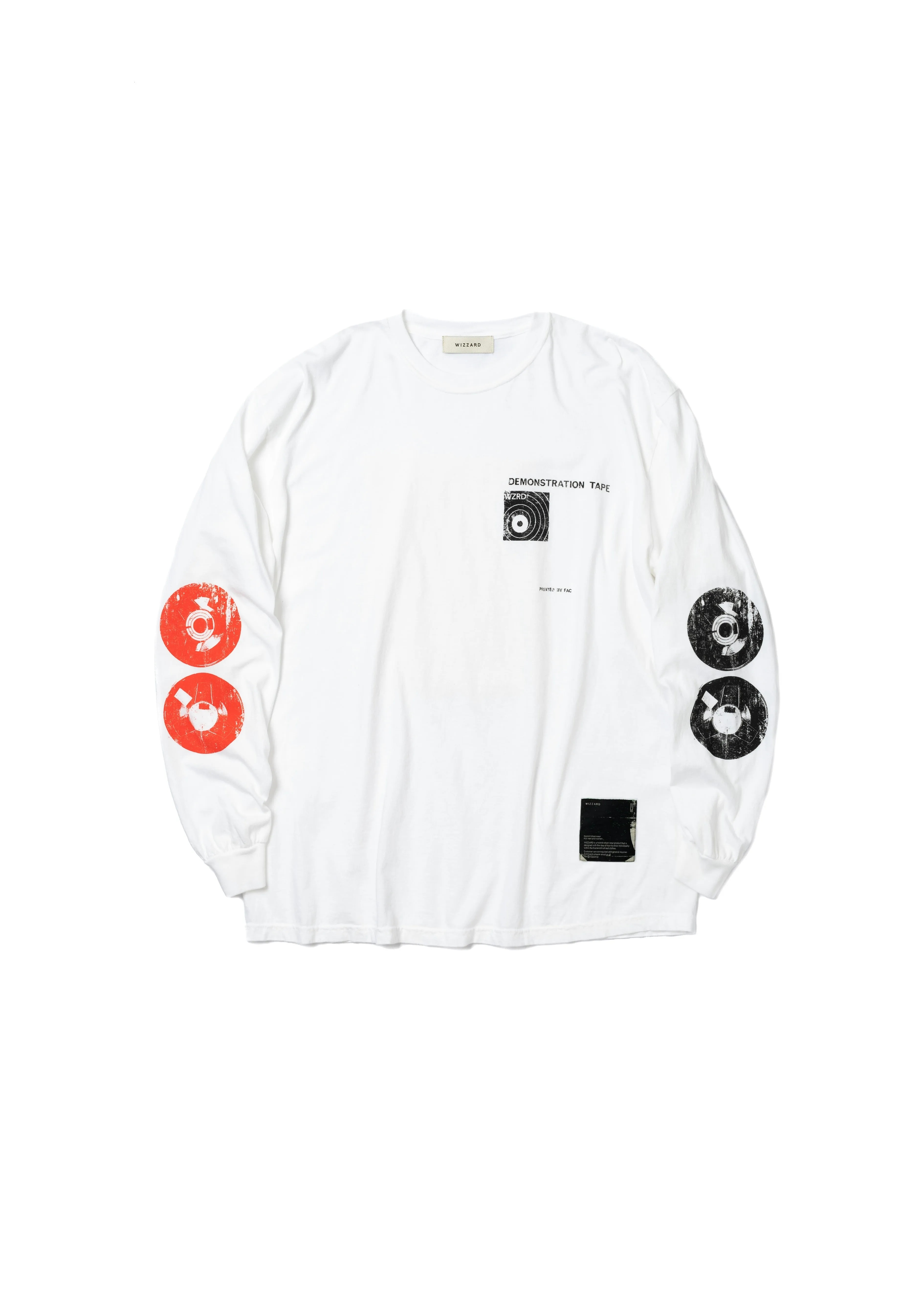 GRAPHIC LONG SLEEVE T-SHIRT "DEMO TAPE"