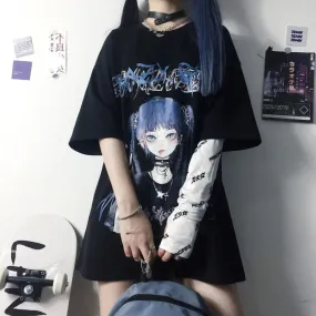 Harajuku Fashion Anime Kpop T-shirt
