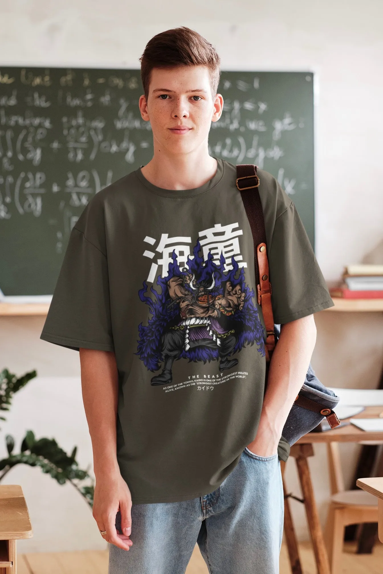Kaidou King of Beasts (One Piece) Unisex Oversized T-shirt