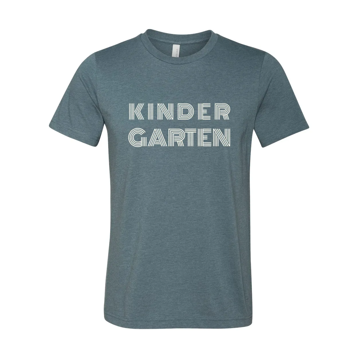 Kindergarten Retro Font T-Shirt