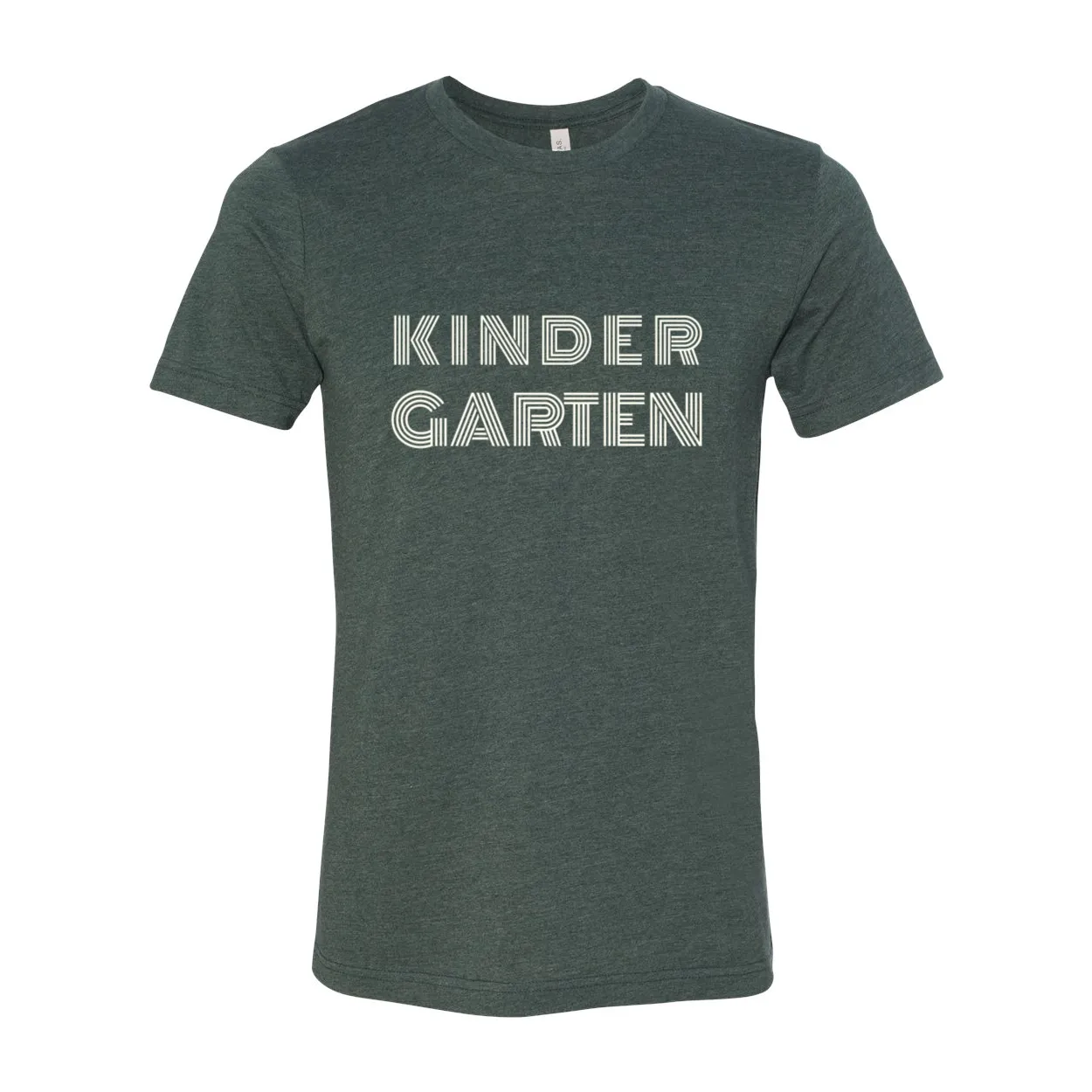 Kindergarten Retro Font T-Shirt