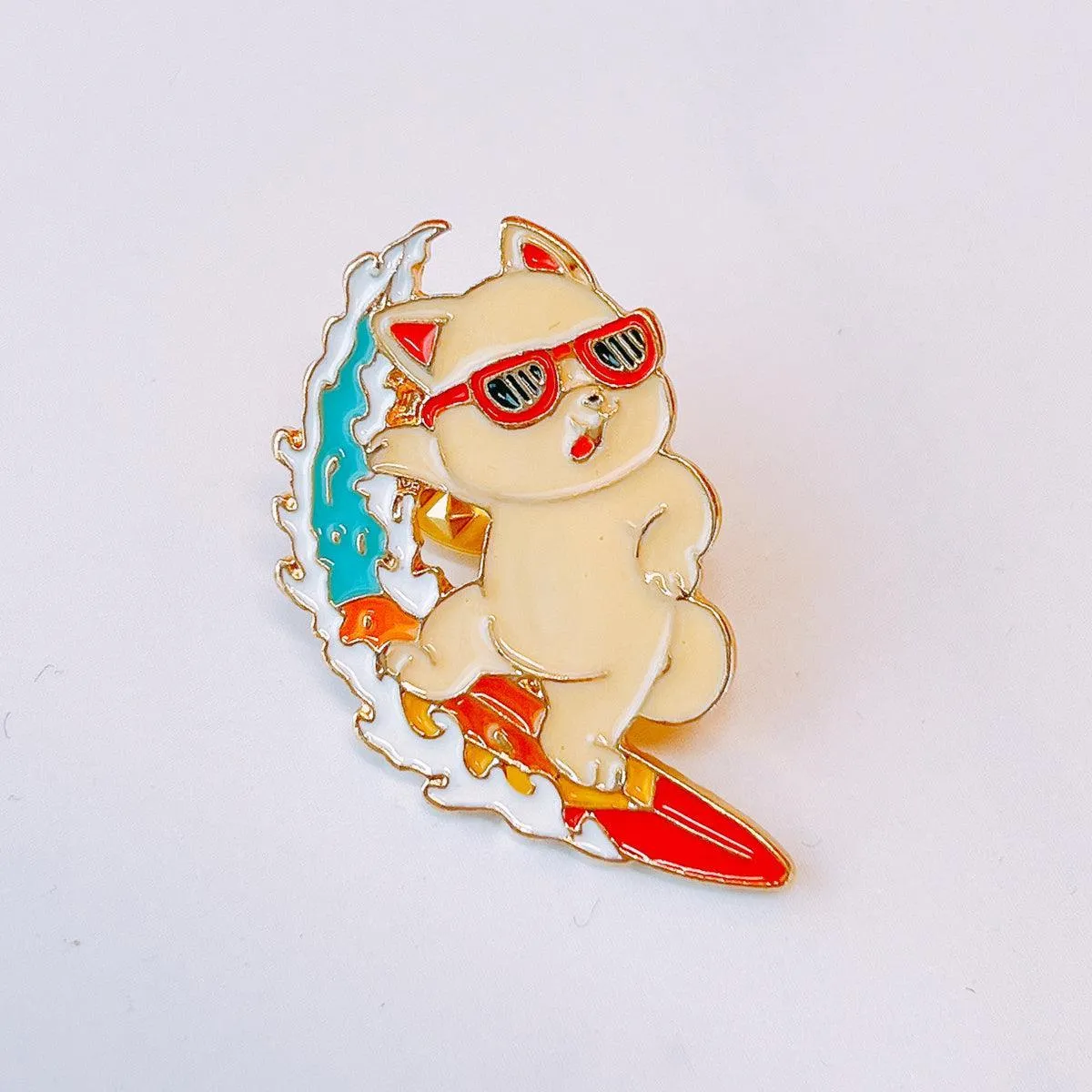 Kishu inu Cute Cartoon Dog Enamel Pin Kawaii Anime Lapel Pin Badge