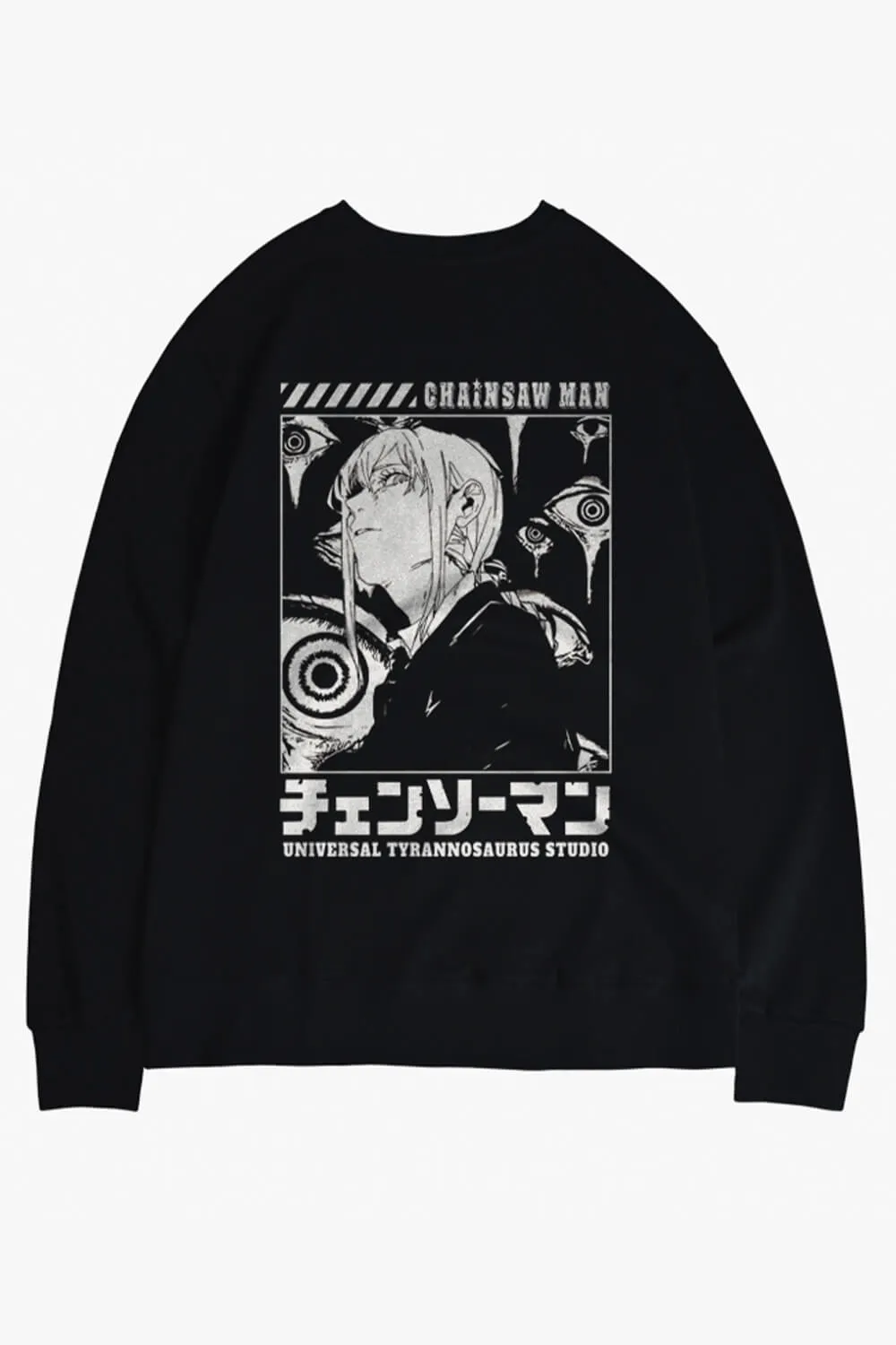 Manga Aesthetic Makima Devil Eyes Sweatshirt Chainsaw Man