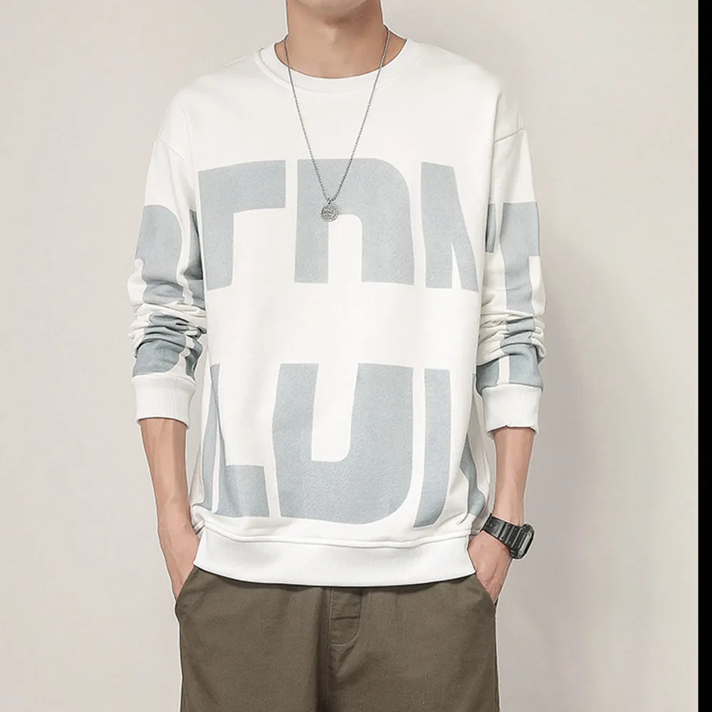 Mens Stylish Logo Sweatshirt in 3 Colors