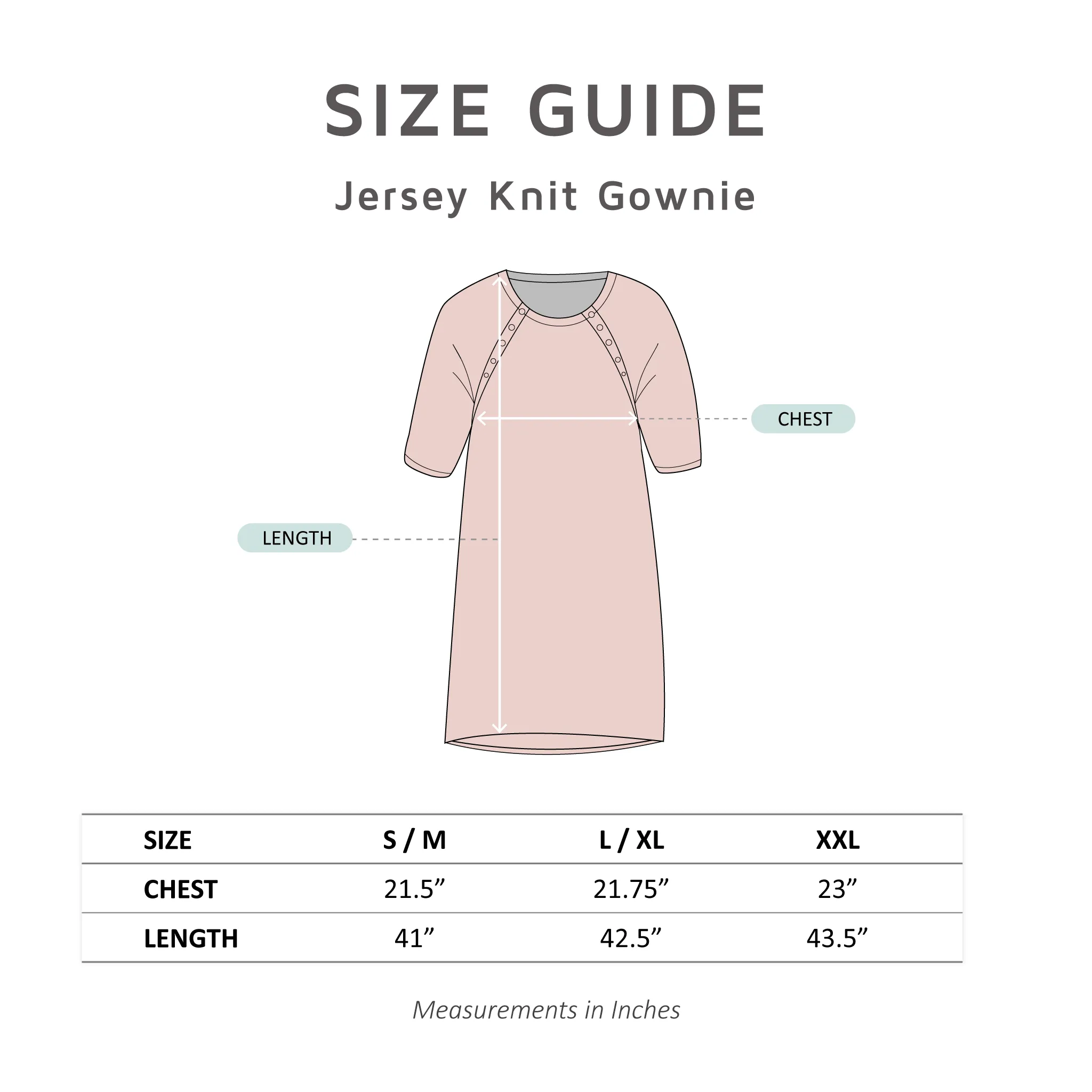 Merlot Jersey Knit Patient Gownie