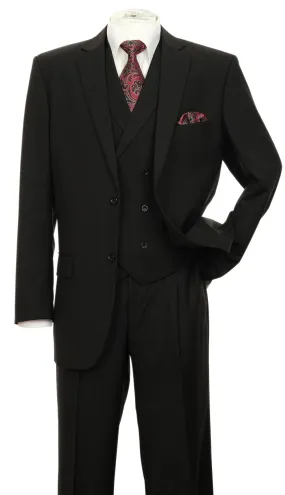 Milano Moda 5702v9-BLK Mens Suit