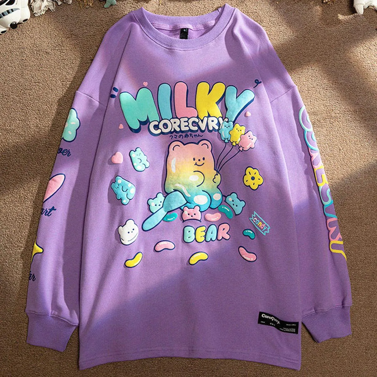 Milky Cute Gummy Bear Sweatshirt