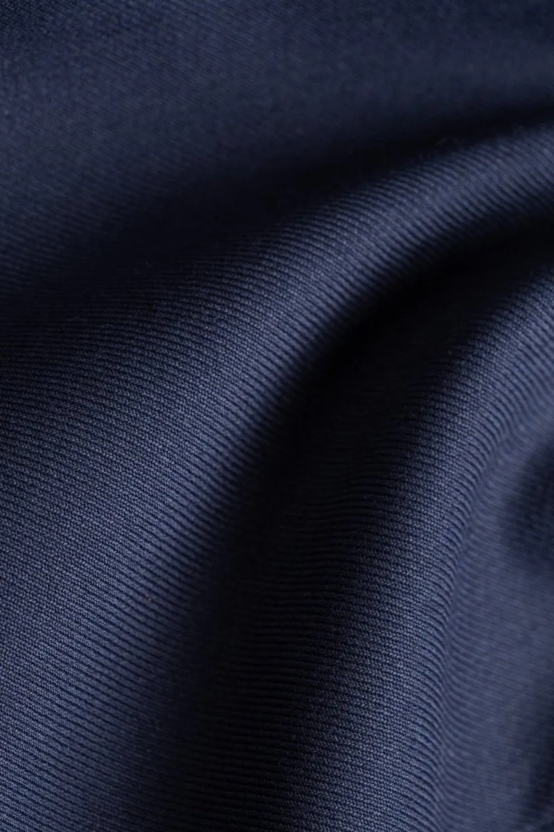 Modern Navy Blue 2 Button Suit